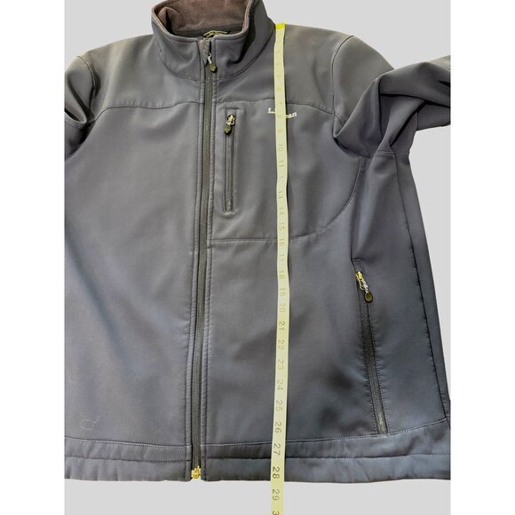 L.L. Bean Mens Bean's Windproof Softshell Jacket Navy Blue Fleece-Lined XL - Picture 5 of 5